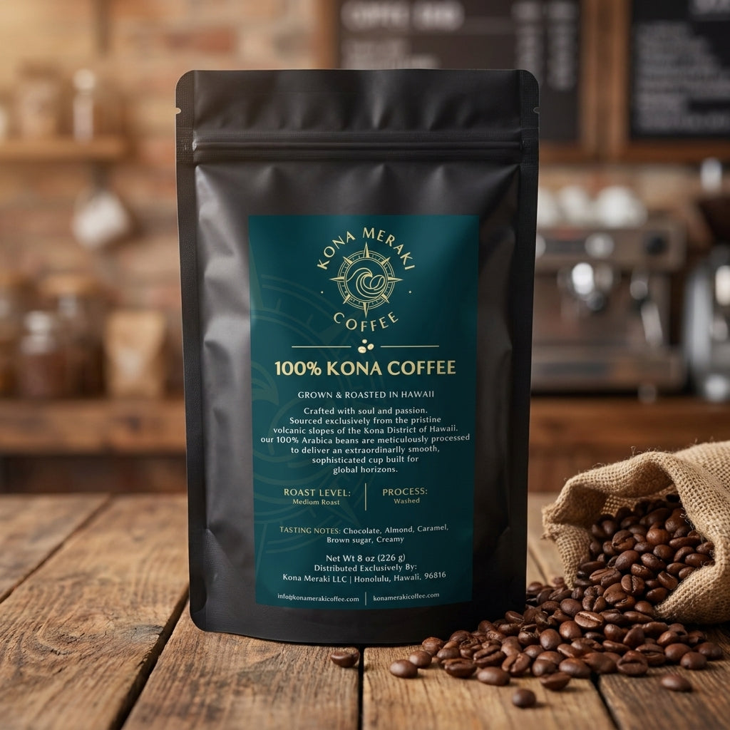 100% Premium Kona Coffee (Whole Bean)